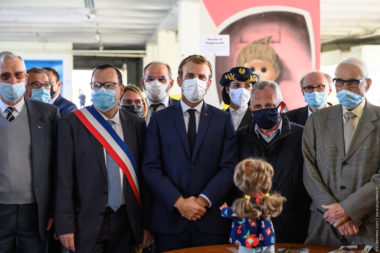 Photo Emmanuel Macron visite GéGé